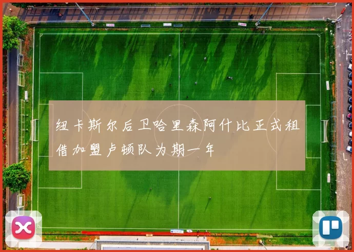 纽卡斯尔后卫哈里森阿什比正式租借加盟卢顿队为期一年
